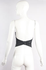 Vintage Michael Morrison Madonna Studded Bustier Top on mannequin back at Recess Los Angeles