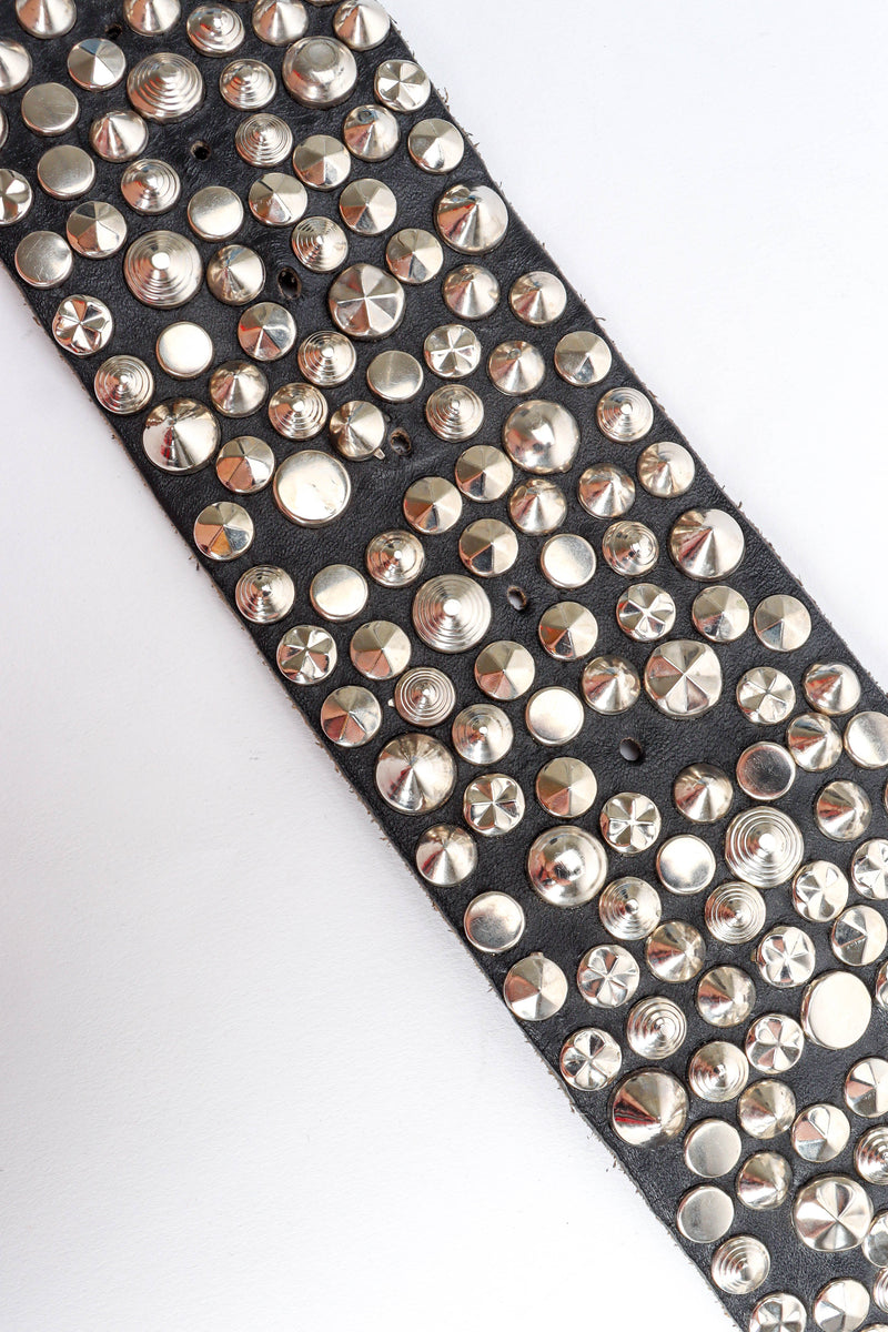 Vintage Michael Morrison Studded Leather Belt studs @ Recess LA