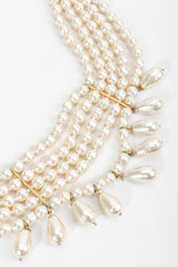 Vintage Miriam Haskell 5-Strand Pearl Fringe Choker Necklace at Recess Los Angeles