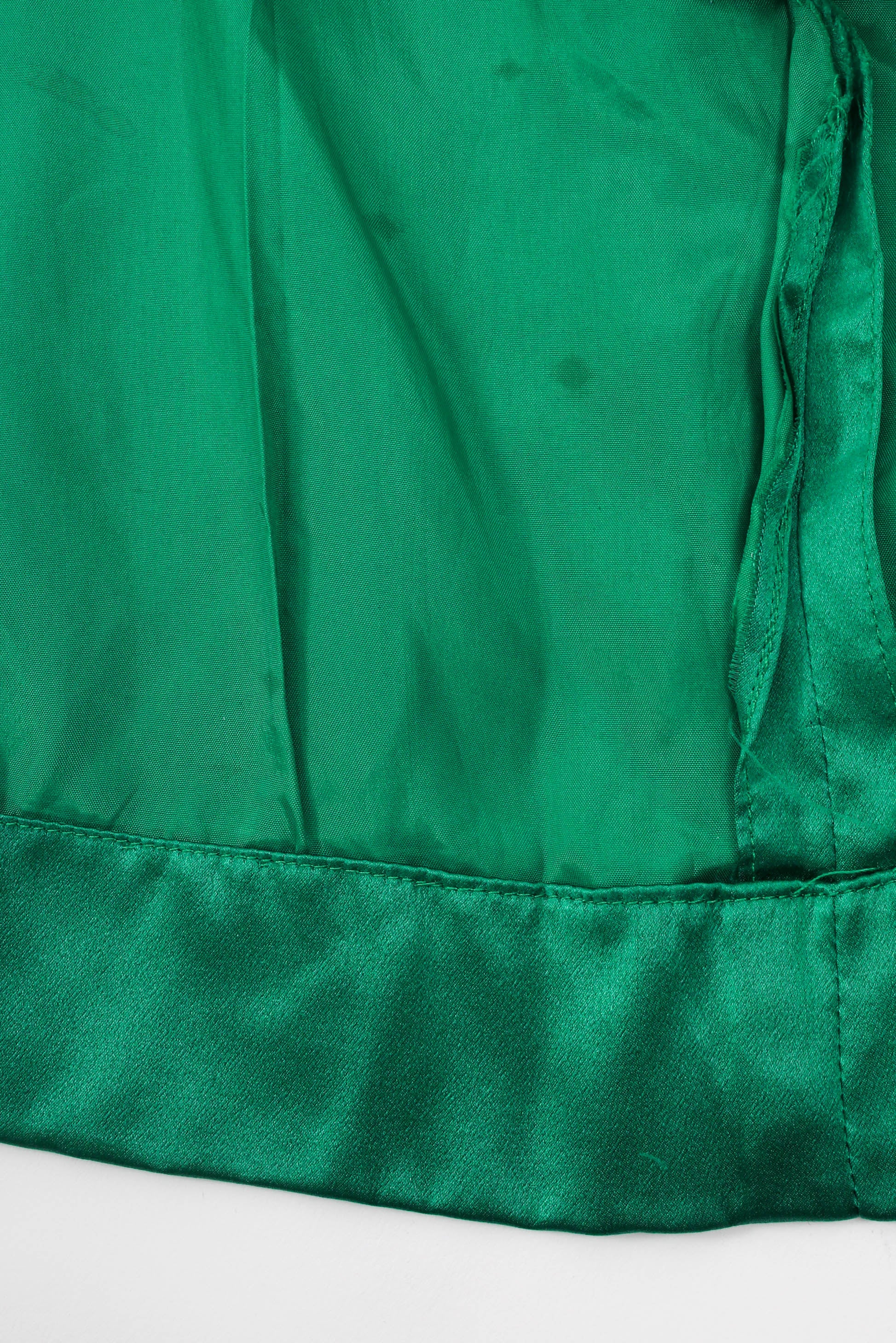 Vintage Miss O Oscar de la Renta Liquid Satin Velvet Tunic flaw at Recess Los Angeles