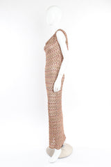 Missoni metallic knit dress on mannequin @recessla