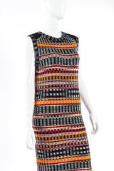 Chunky Knit Ribbed Maxi Dress on Mannequin @recessla