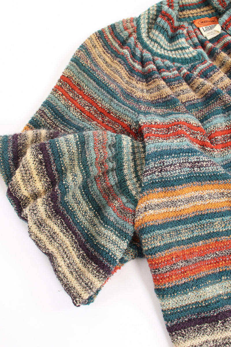 Vintage Missoni Balloon Sleeve Sweater Duster pocket cuff at Recess Los Angeles