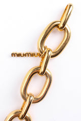 Vintage Miu Miu Jeweled Floral Blossom Necklace logo charm @ Recess LA