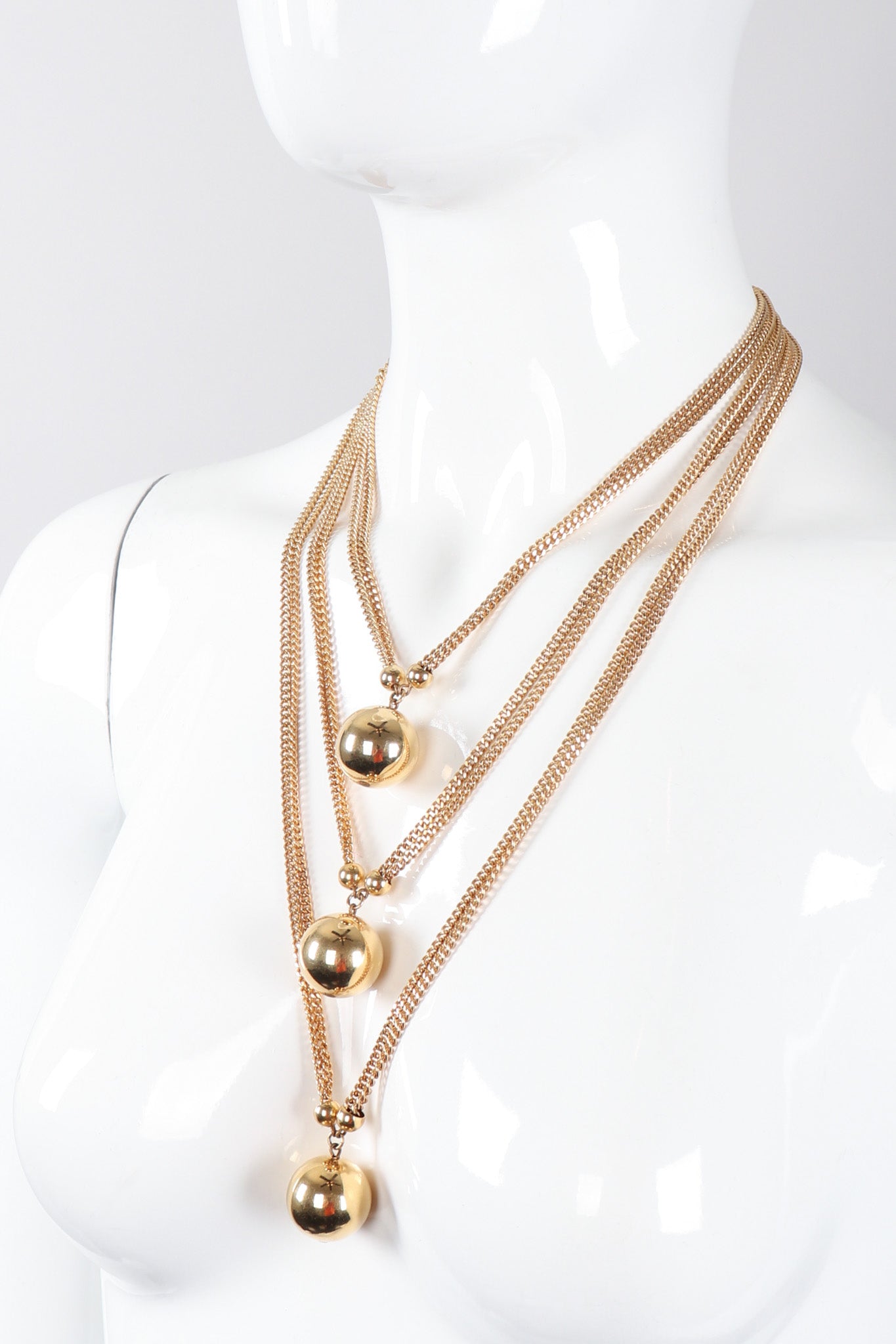 Layered Ball Necklace