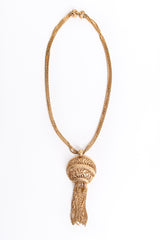 Vintage Monet Golden Jellyfish Tassel Pendant at Recess Los Angeles