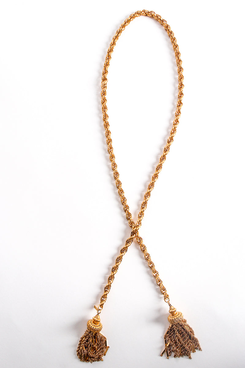 Vintage Monet Tassel Wrap Lariat Necklace at Recess Los Angeles