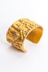 Vintage Metropolitan Museum of Art 1977 NMD Gold Xolo Dog Cuff Bracelet at Recess Los Angeles