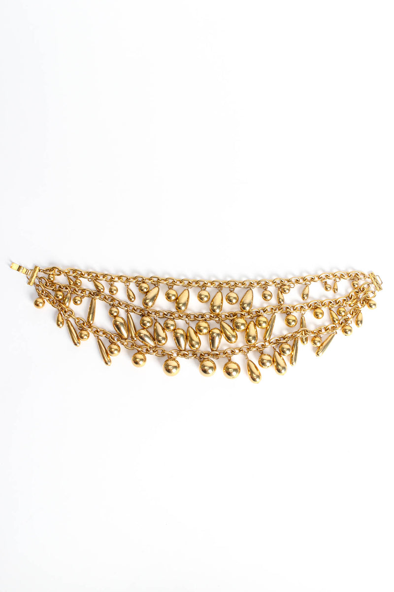 Vintage Chunky Tiered Bubble Choker Necklace front flat at Recess Los Angeles