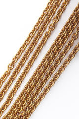 Vintage 7 Strand Link Necklace links detail @ Recess Los Angeles