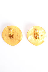 Vintage Modernist Disc Collar Earring backside at Recess Los Angeles