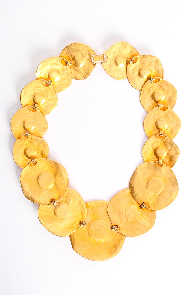 Vintage Modernist Disc Collar Necklace backside at Recess Los Angeles