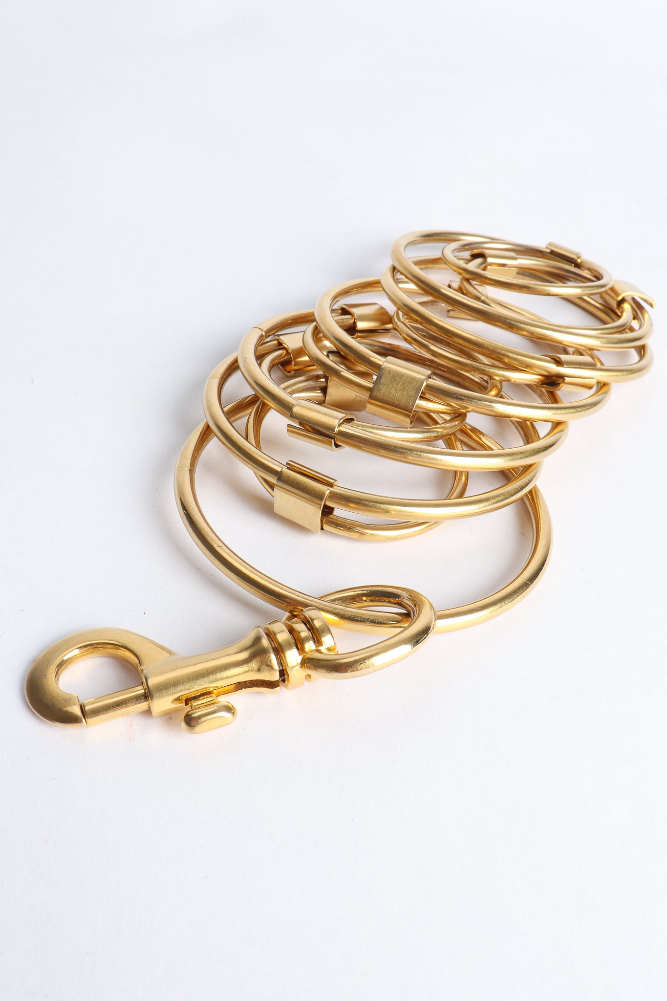 Vintage Gold O-Ring Chain Belt at Recess Los Angeles