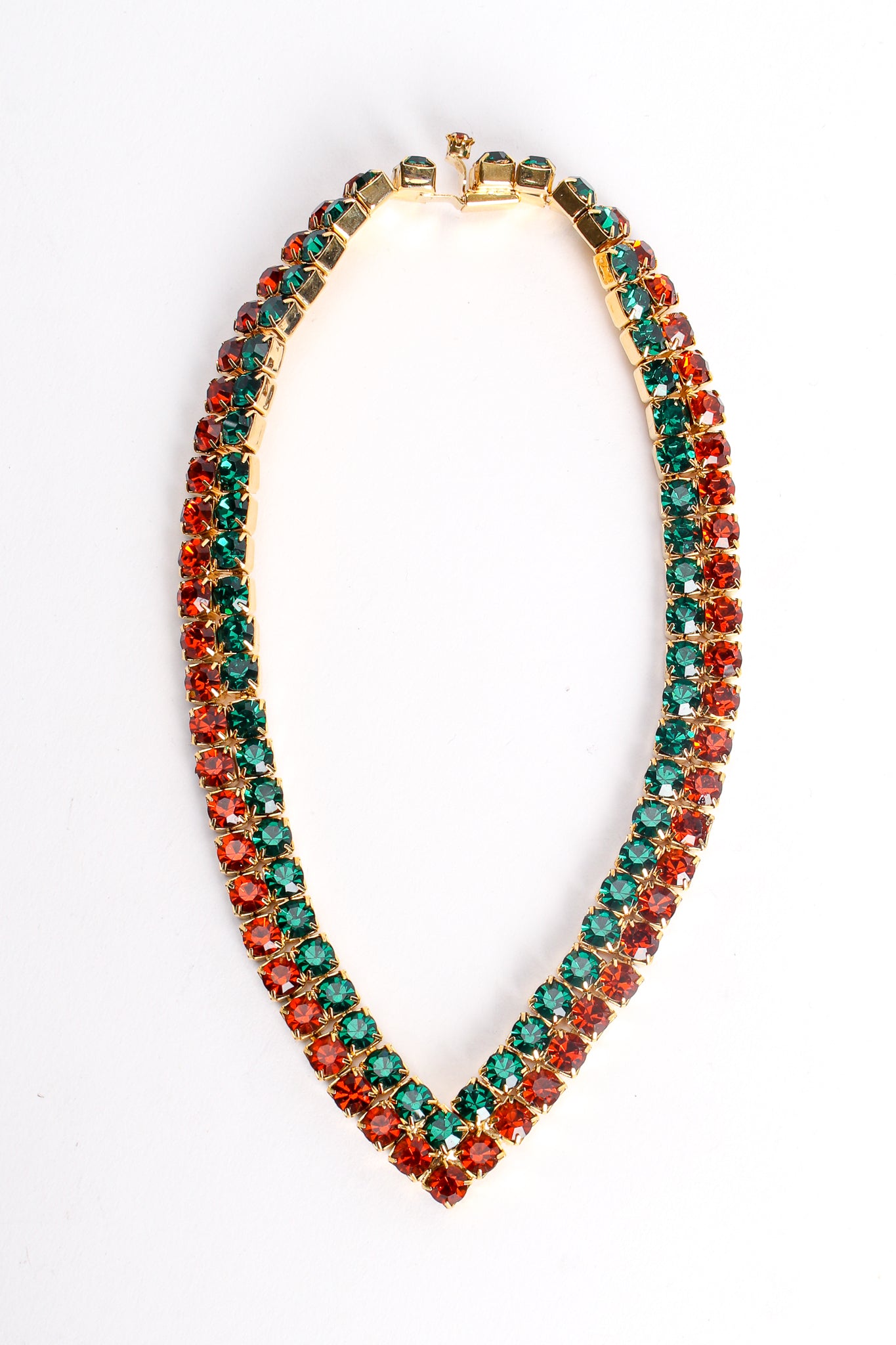 Vintage Warm Crystal Pointed Collar at Recess Los Angeles