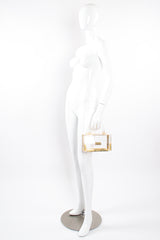 Vintage Lucite Flap Box Bag on mannequin at Recess Los Angeles