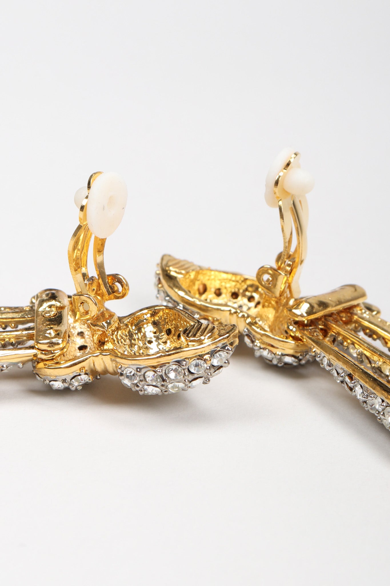 Recess Los Angeles Vintage Crystal Knot Dangle Squid Earrings