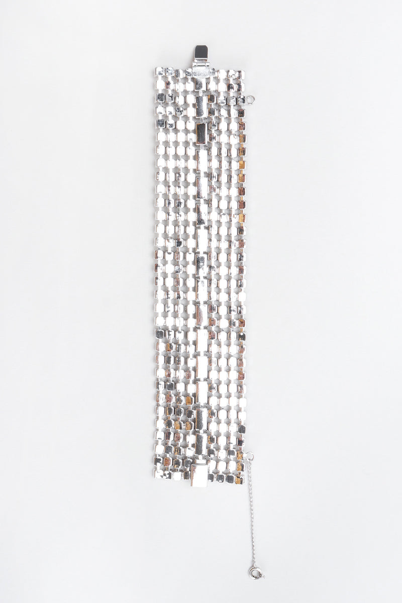 Recess Los Angeles Vintage Wide Crystal Baguette Bracelet