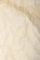 Recess Los Angeles Vintage Ostrich Trimmed Marabou Feather Cape