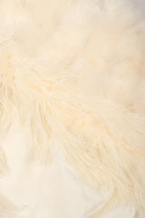 Recess Los Angeles Vintage Ostrich Trimmed Marabou Feather Cape