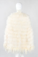 Recess Los Angeles Vintage Ostrich Trimmed Marabou Feather Cape