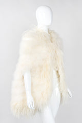 Recess Los Angeles Vintage Ostrich Trimmed Marabou Feather Cape