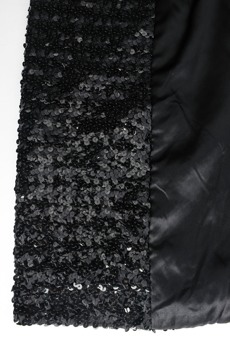 Vintage Sequin Coat Dress hem/lining detail @ Recess Los Angeles