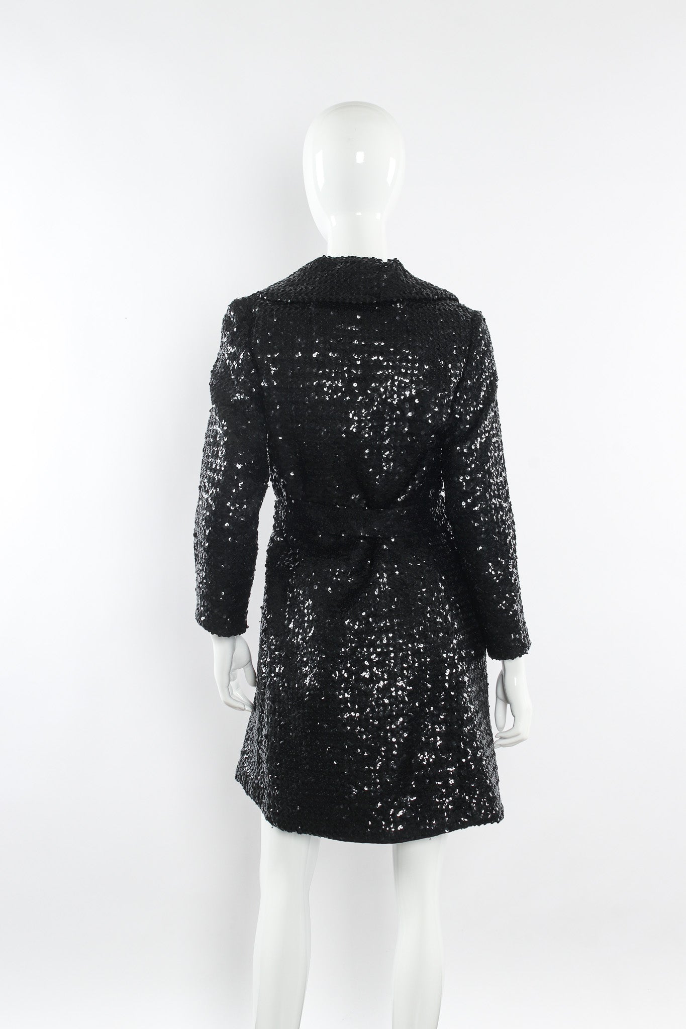 Vintage Sequin Coat Dress mannequin back @ Recess Los Angeles