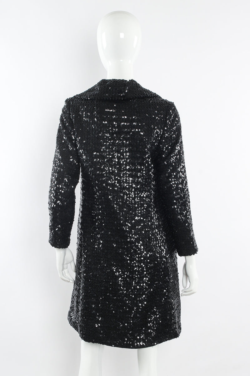 Vintage Sequin Coat Dress mannequin back @ Recess Los Angeles