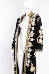 Pearl Beaded Velvet Duster Robe