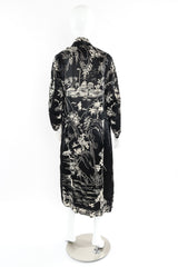 Vintage Embroidered Floral Robe Duster mannequin back @ Recess LA