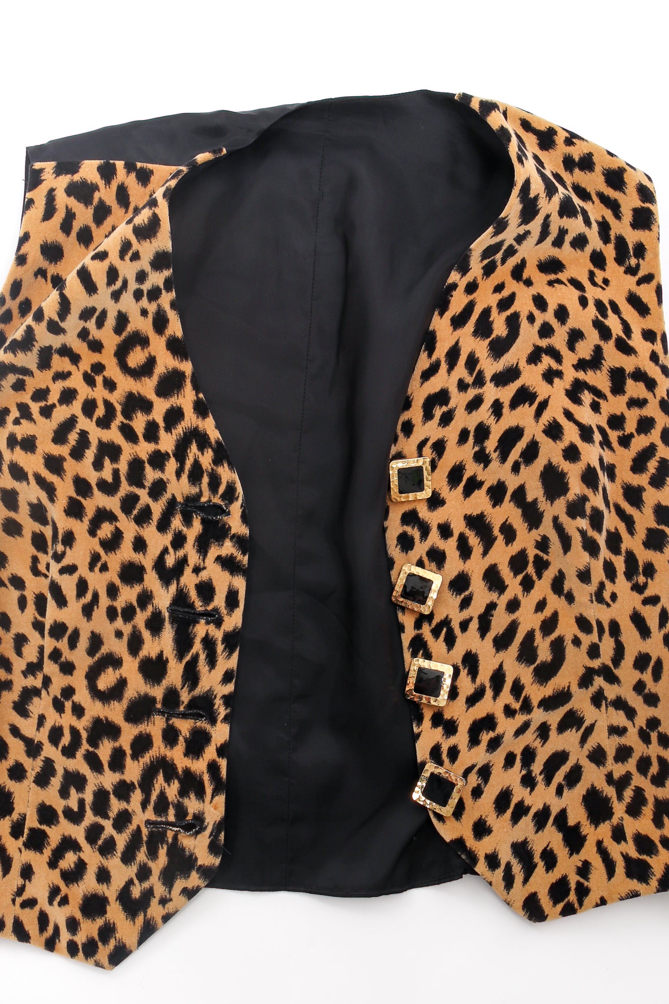 Velvet Cheetah Vest & Pant Set