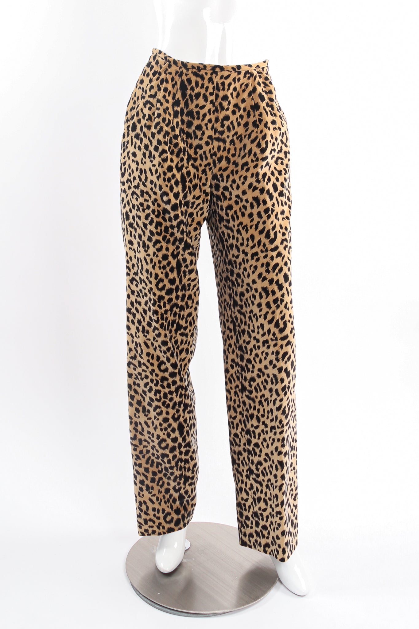 Velvet Cheetah Vest & Pant Set