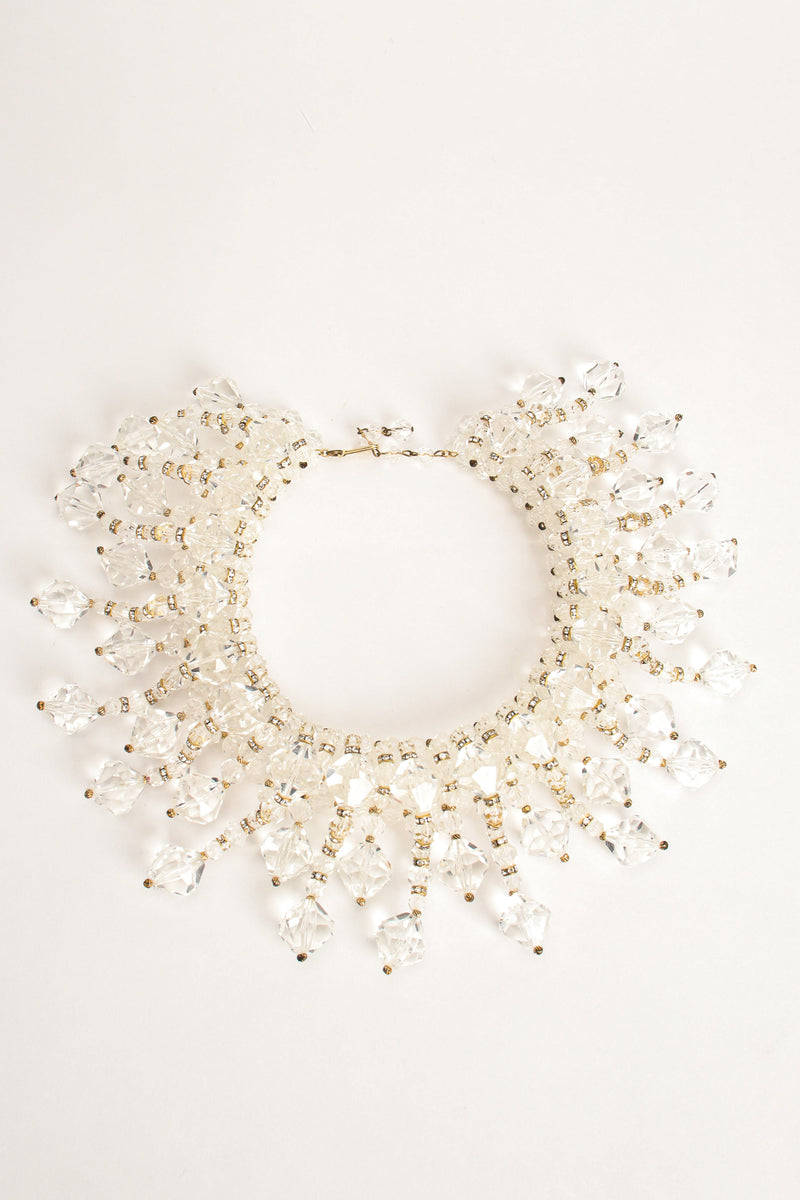 Vintage Lucite Icicle Collar Necklace at Recess Los Angeles