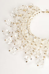 Vintage Lucite Icicle Collar Necklace detail at Recess Los Angeles