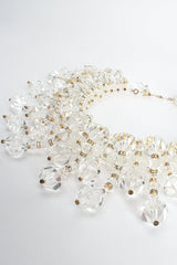 Vintage Lucite Icicle Collar Necklace detail at Recess Los Angeles