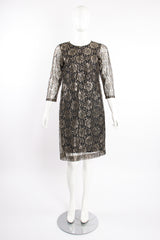 Vintage Metallic Lace Tunic Set on Mannequin front at Recess Los Angeles