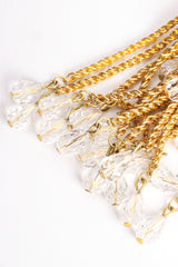 Vintage Crystal Bead Tassel Wrap Lariat detail at Recess Los Angeles