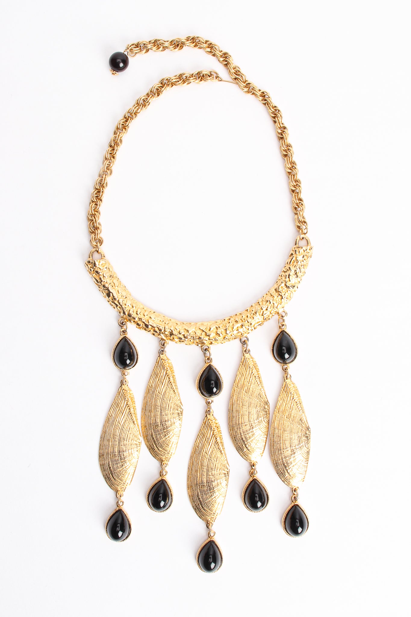 Vintage Clam Shell Bib Collar Necklace at Recess Los Angeles