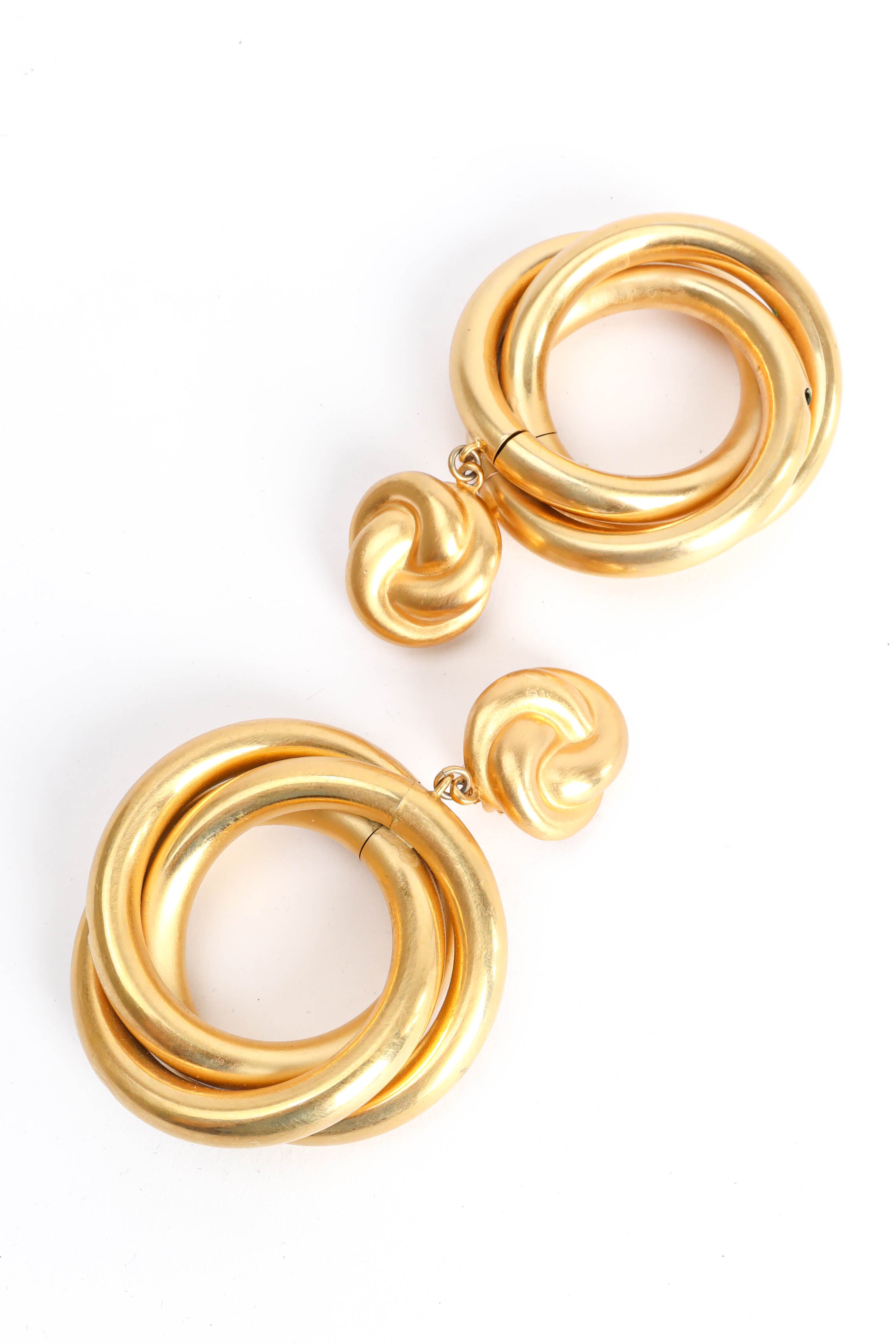 Vintage Tender Twist Coupling Earrings front @ Recess Los Angeles