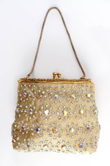 Vintage Daisy Rhinestone Pouch Bag flat @ Recess Los Angeles