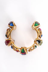 Vintage Chunky Jeweled Baroque Armband flat lay front @ Recess LA