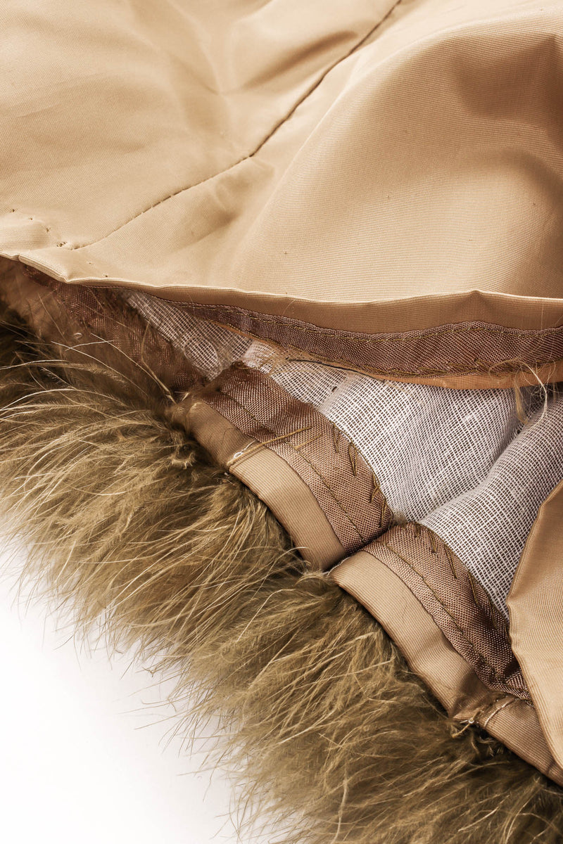 Vintage Moss Feather Coat Lining at Recess LA