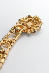 Vintage Filigree Rhinestone Crystal Cluster Belt reverse cluster @ Recess LA