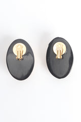 Golden Egg Oval Plate Earrings