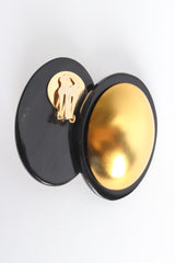 Golden Egg Oval Plate Earrings