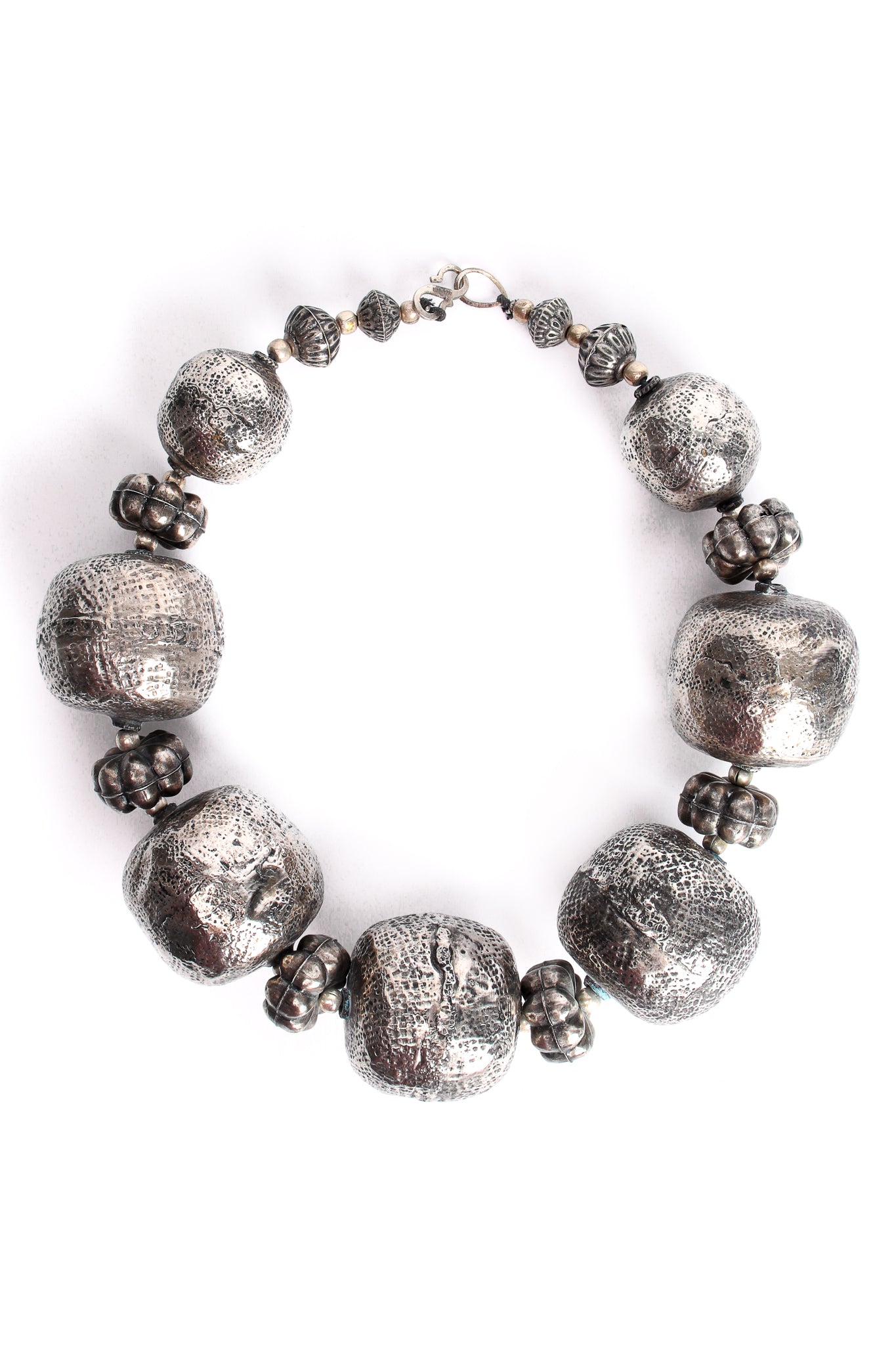 Vintage India Hammered Ball Collar Necklace at Recess Los Angeles