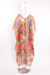 Vintage Geometric Floral Caftan mannequin back @ Recess LA