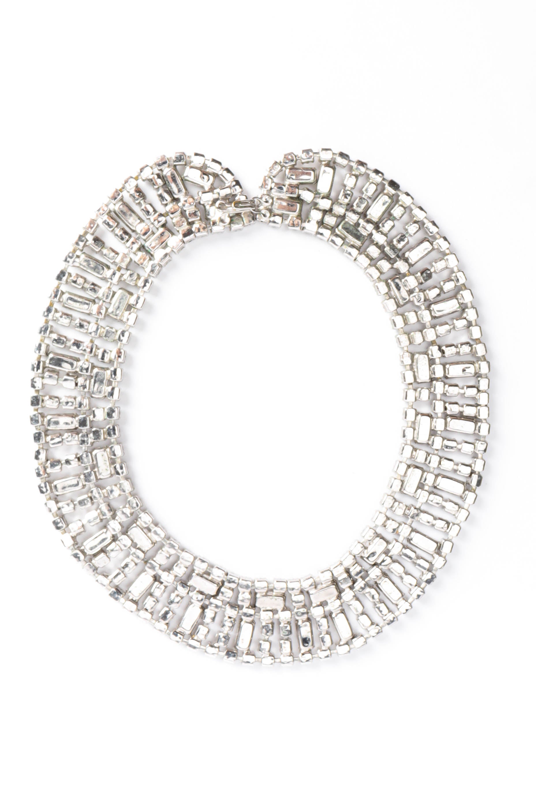 Vintage Baguette Crystal Collar reverse @ Recess Los Angeles