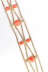 Vintage Jeweled Coral Stoned Belt @ Recess Los Angeles