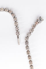 Vintage Rhinestone Tie Necklace hook clasp @ Recess Los Angeles